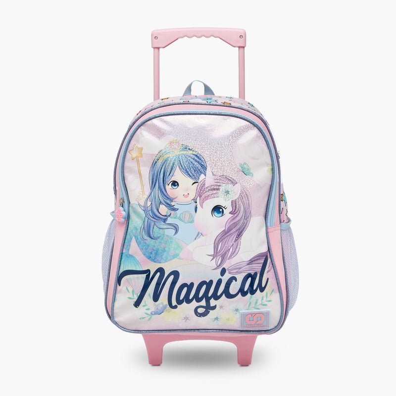 sami_studio Magical Mermaid Trolley Bag for Girls - Image 2